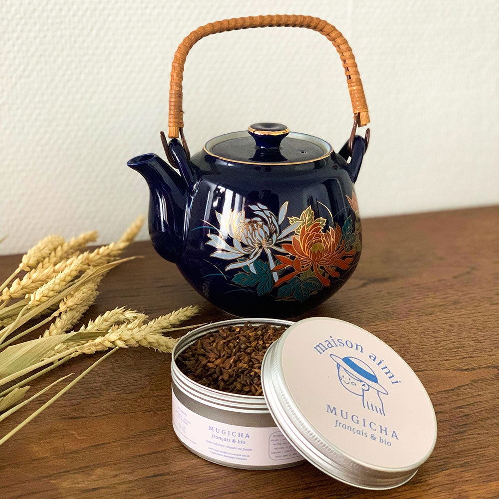 Coffret à thé - "Bleu Nuit"